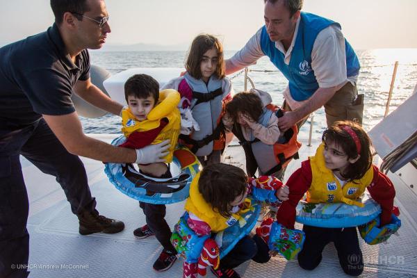 Recent UNHCR rescue of Syrian children