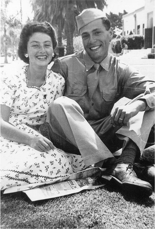 Fig. 2.  Albert Hirschman and his wife Sarah just before he was dispatched to North Africa, circa 1943.